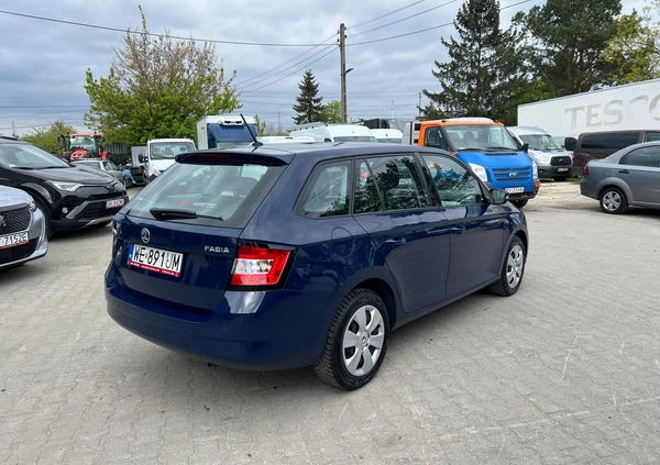 Skoda Fabia cena 36900 przebieg: 126710, rok produkcji 2018 z Obrzycko małe 254